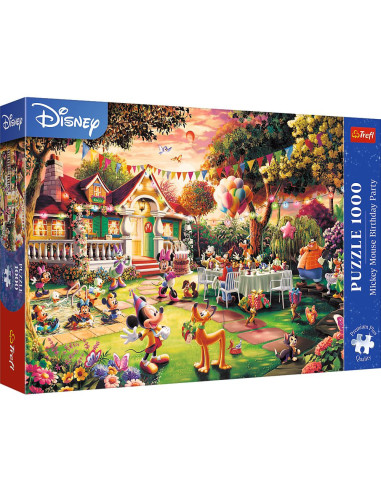 VV-10915,Puzzle Trefl 1000 Premium Plus Disney Mickey Mouse Petrecere Zi De Nastere