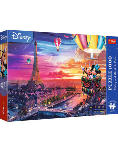 VV-10917,Puzzle Trefl 1000 Premium Plus Disney Mickey Si Minnie In Paris