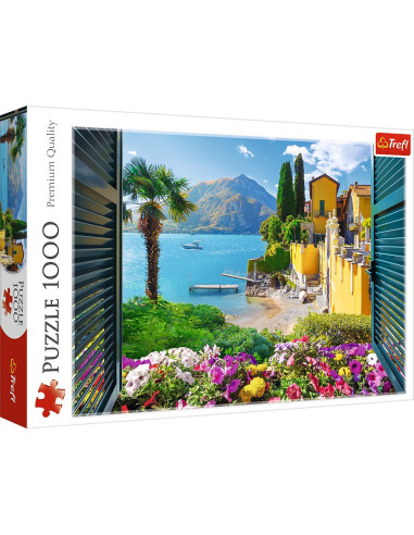 VV-10951,Puzzle Trefl 1000 Vedere Lacul Como