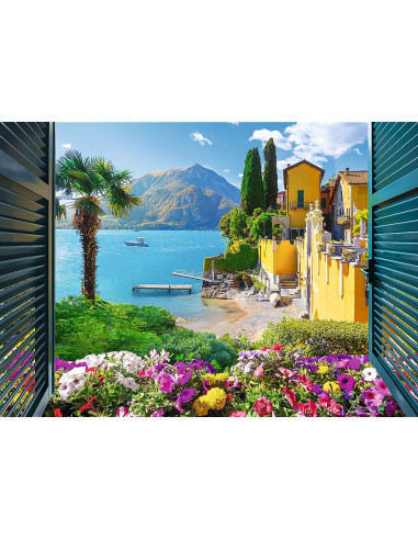 VV-10951,Puzzle Trefl 1000 Vedere Lacul Como