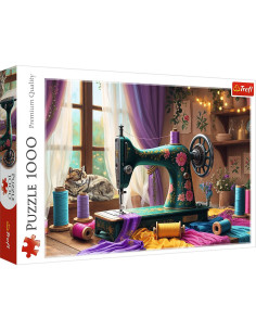 VV-10952,Puzzle Trefl 1000 Atelierul De Cusut