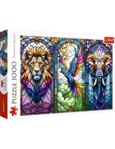 VV-10957,Puzzle Trefl 1000 Animale In Vitraliu