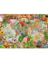 VV-12077,Puzzle Trefl 1000 Premium Plus Tea Time Harta Antica A Lumii