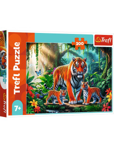 VV-13330,Puzzle Trefl 200 Obiceiurile Tigrului