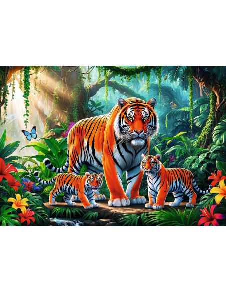 VV-13330,Puzzle Trefl 200 Obiceiurile Tigrului