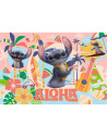 VV-16495,Puzzle Trefl 100 Disney Stitch Si Prietenii In Actiune