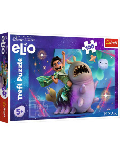 VV-16497,Puzzle Trefl 100 Disney Pixar Elio Si Aventura Spatiala