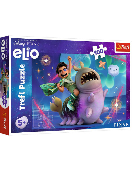 VV-16497,Puzzle Trefl 100 Disney Pixar Elio Si Aventura Spatiala