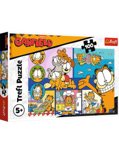 VV-16521,Puzzle Trefl 100 Lenesul Garfield