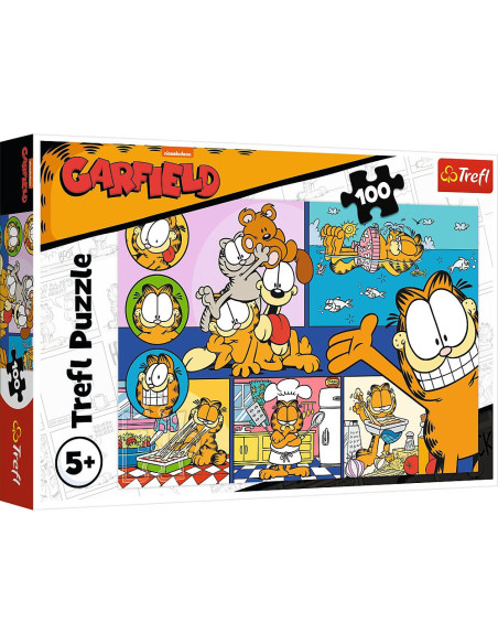 VV-16521,Puzzle Trefl 100 Lenesul Garfield