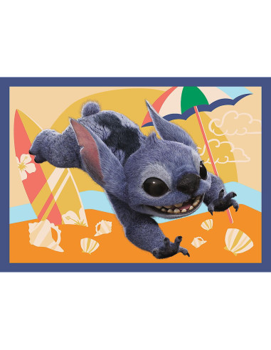 VV-34666,Puzzle 4in1 Disney Lilo Si Stitch Vacanta In Hawaii