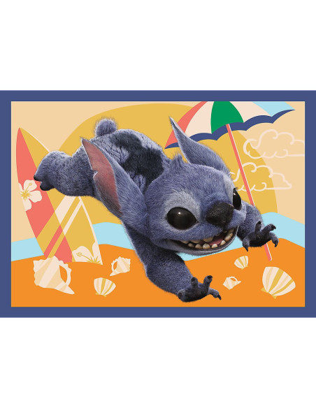 VV-34666,Puzzle 4in1 Disney Lilo Si Stitch Vacanta In Hawaii