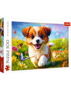 VV-37524,Puzzle Trefl 500 Catelul Fericit
