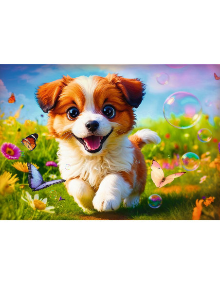 VV-37524,Puzzle Trefl 500 Catelul Fericit