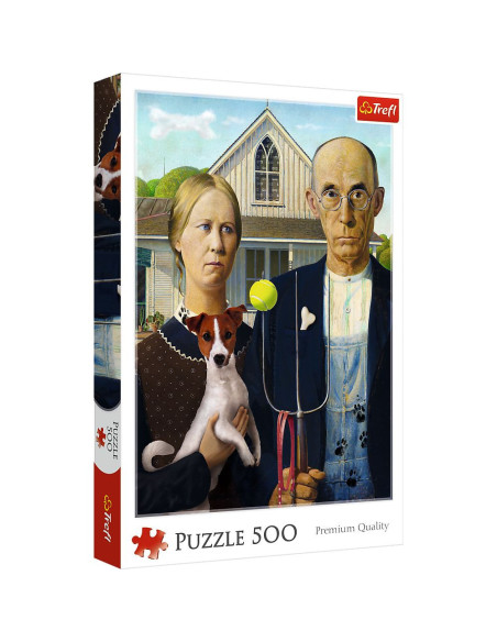 VV-37526,Puzzle Trefl 500 American Gothic