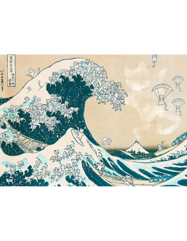 VV-37537,Puzzle Trefl 500 Marele Val Al ​​pisicii