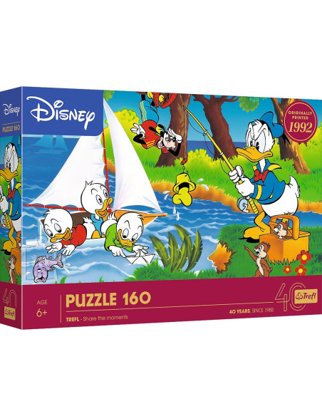 VV-40053,Puzzle Trefl 160 Donald Duck Aventura Pe Lac
