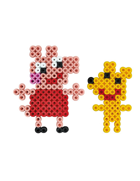 Ha8750,Peppa Pig - 900 margele Hama maxi si planseta patrat maxi in cutie