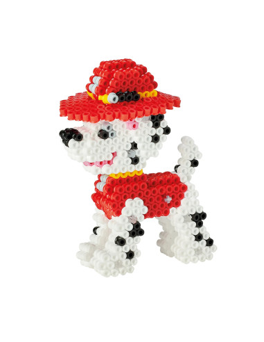 Ha7920,Patrula catelusilor 3D, Paw Patrol, 4000 margele Hama midi si o planseta hexagon in cutie cadou