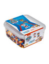 Ha8752,Patrula catelusilor, Paw Patrol, 900 margele Hama maxi si o planseta patrat maxi in cutie