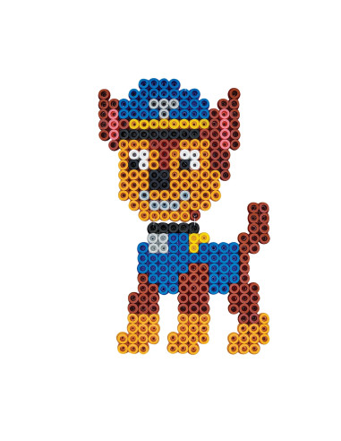 Ha8752,Patrula catelusilor, Paw Patrol, 900 margele Hama maxi si o planseta patrat maxi in cutie