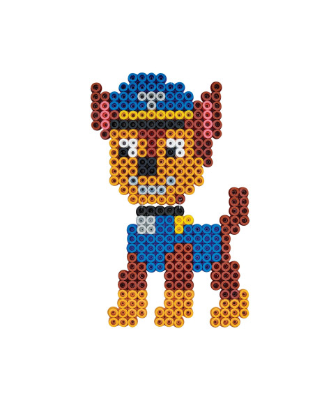Ha8752,Patrula catelusilor, Paw Patrol, 900 margele Hama maxi si o planseta patrat maxi in cutie
