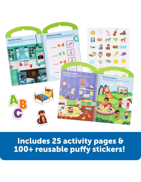 LER5512,Set activitati educative cu abtibilduri - Litere si sunete (lb.engleza)