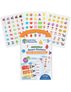 LER5513,Set activitati educative cu abtibilduri - Culori, numere si forme