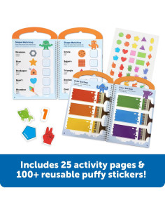 LER5513,Set activitati educative cu abtibilduri - Culori, numere si forme 2