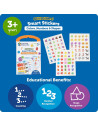 LER5513,Set activitati educative cu abtibilduri - Culori, numere si forme