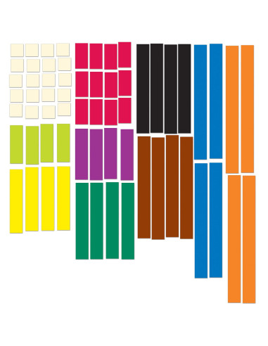 LER7708,Riglete gigant Cuisenaire® Rods
