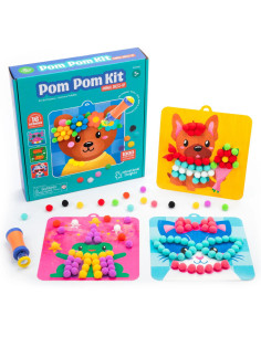 Set creativ cu pompoane -...