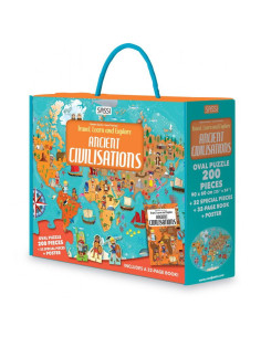 978-88-303-0913-5,Cunoaste si exploreaza - Puzzle Civilizatii antice (200 piese)