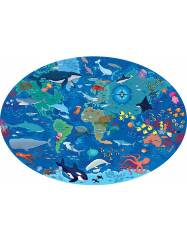 978-88-303-0583-0,Cunoaste si exploreaza - Puzzle Mari si oceane (205 piese)