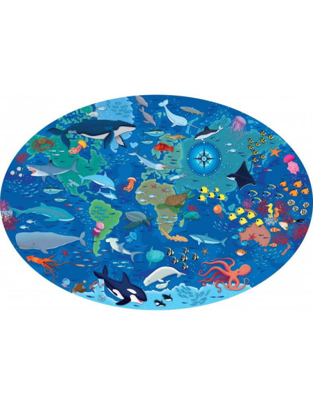 978-88-303-0583-0,Cunoaste si exploreaza - Puzzle Mari si oceane (205 piese)