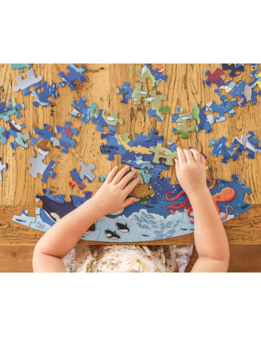 978-88-303-0583-0,Cunoaste si exploreaza - Puzzle Mari si oceane (205 piese)
