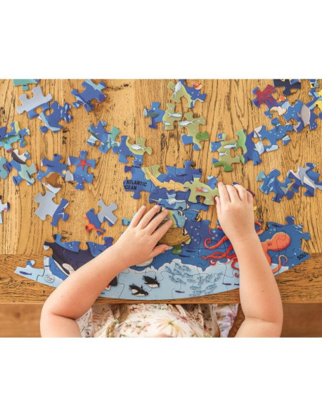 978-88-303-0583-0,Cunoaste si exploreaza - Puzzle Mari si oceane (205 piese)