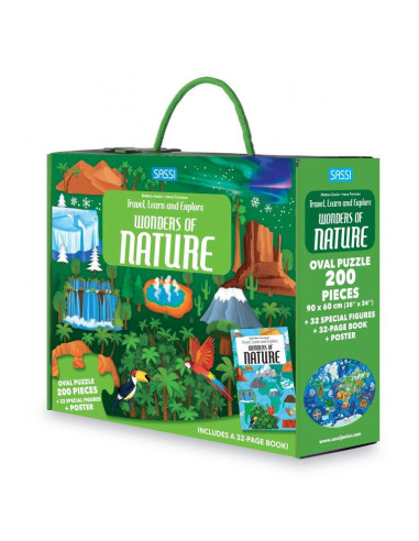 Cunoaste si exploreaza - Puzzle Minunile naturii (200 piese)