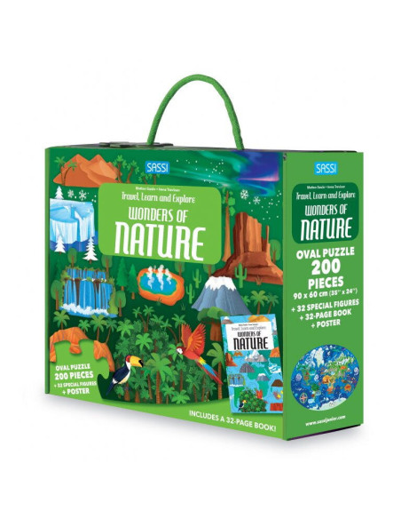 978-88-303-0868-8,Cunoaste si exploreaza - Puzzle Minunile naturii (200 piese)