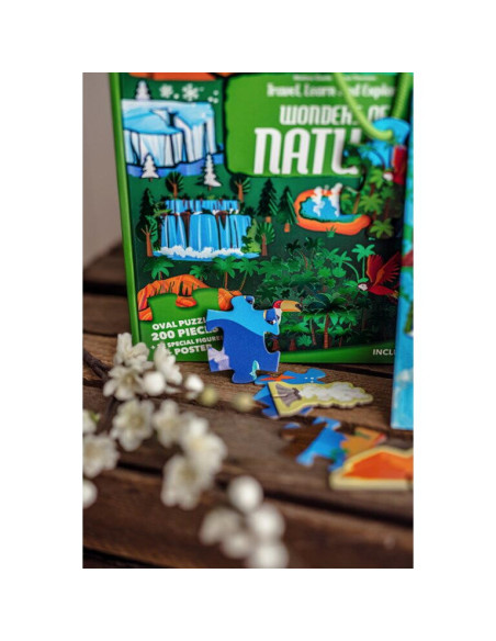 978-88-303-0868-8,Cunoaste si exploreaza - Puzzle Minunile naturii (200 piese)