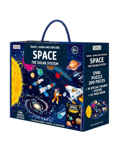 Cunoaste si exploreaza - Puzzle Sistemul solar (200 piese)