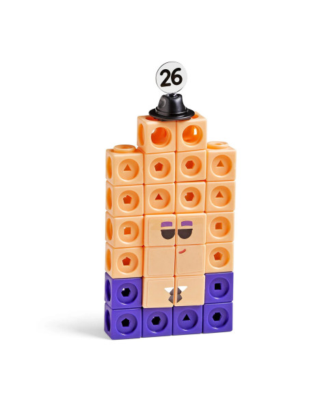 HM96321-EDU,MathLink®Cubes Numberblocks in romana Set de activitati de la 21 - 30