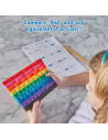96989,Tablita senzoriala cu fractii - Rainbow Fraction®