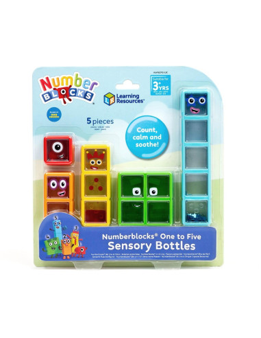 Set eprubete senzoriale Numberblocks®  - De la 1 la 5