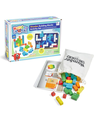 Set activitati cu cuburi din lemn - Numberblocks®