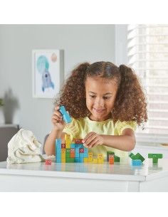HM96932-UK,Set activitati cu cuburi din lemn - Numberblocks® 2