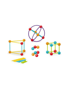 188-637,Set de constructie STEAM - Forme 3D (70 piese) 2