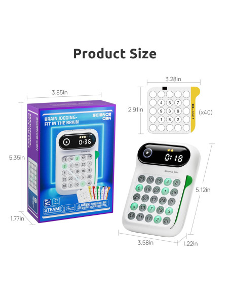 1602062023ig0002,Joc STEAM 3 in 1 - Antrenament pentru creier