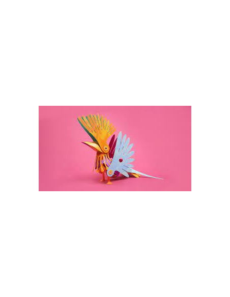 CL-TRBD-TR-1,Clixo® joc magnetic de construit - Pasari tropicale (22 piese)