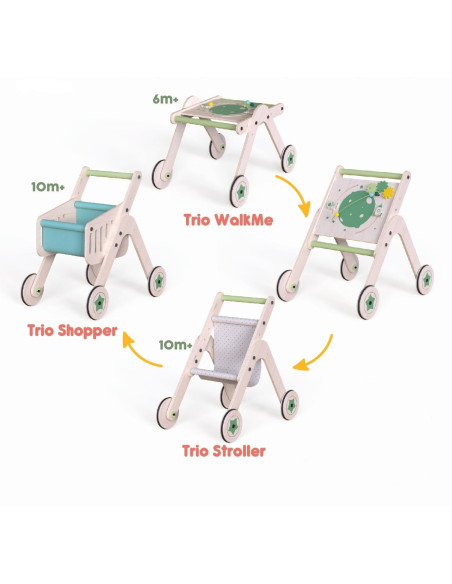 UP-Mtyz_4in1,Antepremergator din lemn 4 in 1 MamaToyz cu masuta de activitati